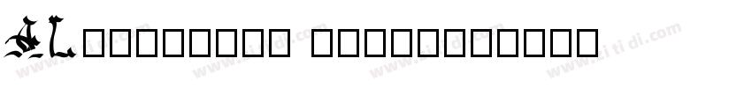 ALexandria regualr字体转换